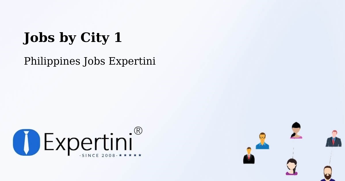 City Jobs in Philippines - Expertini
